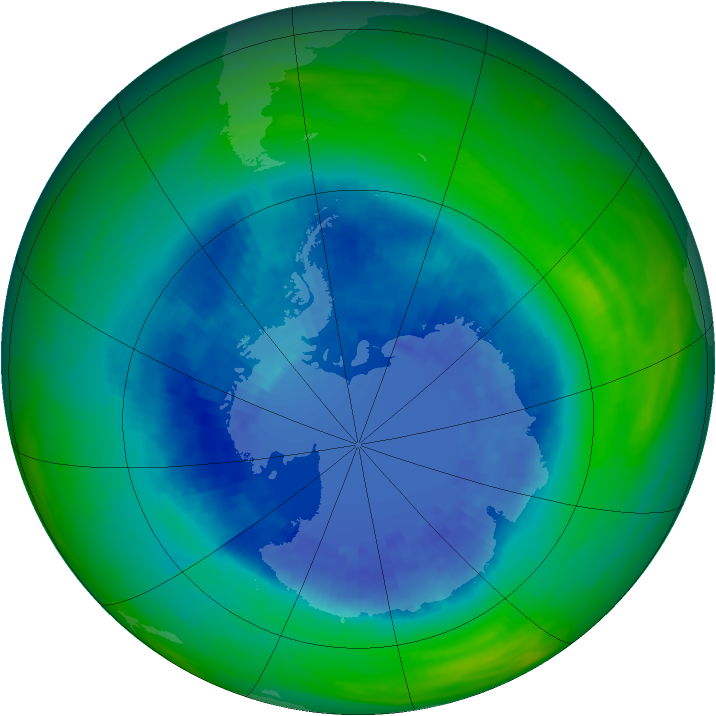 Ozone Map 1989-09-05